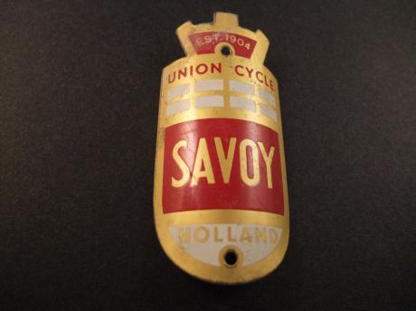 Savoy Union bicycle balhoofdplaatje